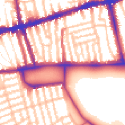 Daytime road noise heatmap for SW4 9SQ