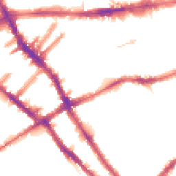 Night-time road noise heatmap for SW5 0AQ