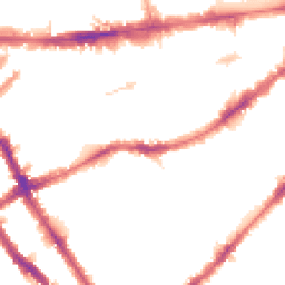 Night-time road noise heatmap for SW5 0BA