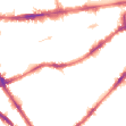 Night-time road noise heatmap for SW5 0BE