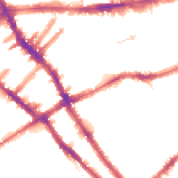 Night-time road noise heatmap for SW5 0BP