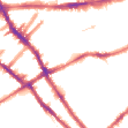 Night-time road noise heatmap for SW5 0BU