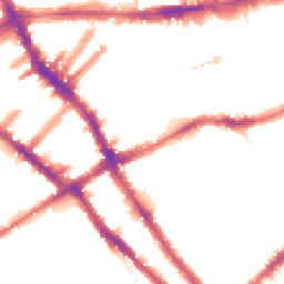 Night-time road noise heatmap for SW5 0BX