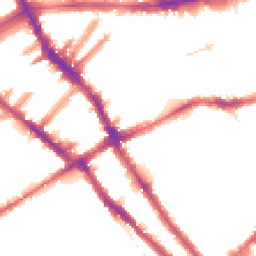 Night-time road noise heatmap for SW5 0DB