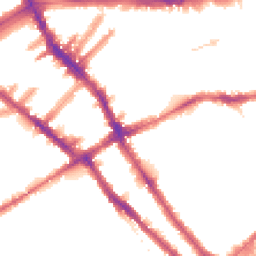 Night-time road noise heatmap for SW5 0DE