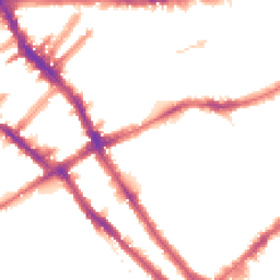 Night-time road noise heatmap for SW5 0DN