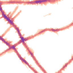 Night-time road noise heatmap for SW5 0DQ