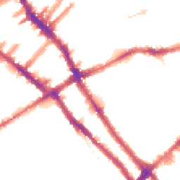 Night-time road noise heatmap for SW5 0DT