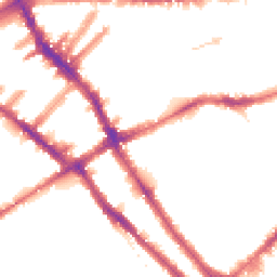 Night-time road noise heatmap for SW5 0ED