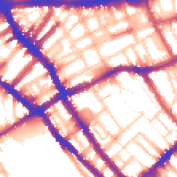 Daytime road noise heatmap for SW5 0EF