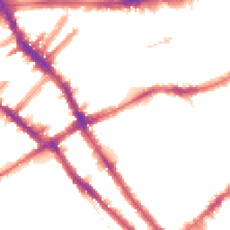 Night-time road noise heatmap for SW5 0EF