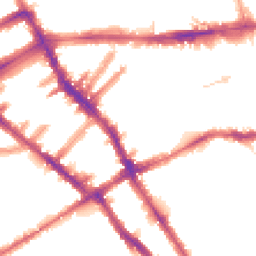 Night-time road noise heatmap for SW5 0HE