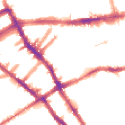 Night-time road noise heatmap for SW5 0HF