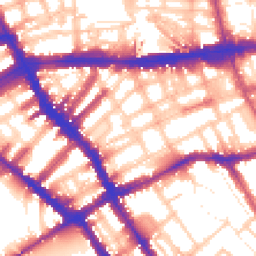 Daytime road noise heatmap for SW5 0HJ