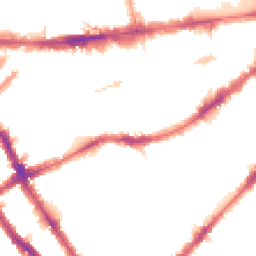 Night-time road noise heatmap for SW5 0LD