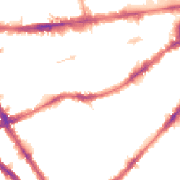 Night-time road noise heatmap for SW5 0LE