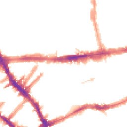 Night-time road noise heatmap for SW5 0NB