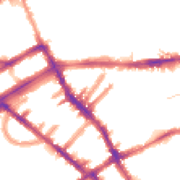 Night-time road noise heatmap for SW5 0QH
