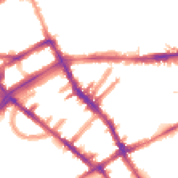 Night-time road noise heatmap for SW5 0RR