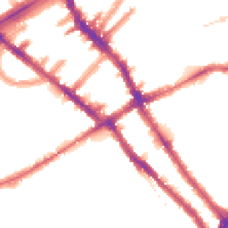 Night-time road noise heatmap for SW5 9HX