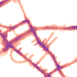 Night-time road noise heatmap for SW5 9RH