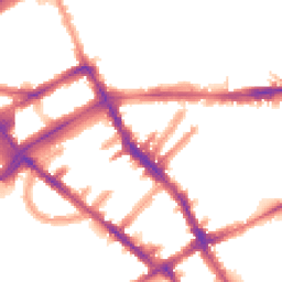 Night-time road noise heatmap for SW5 9RU