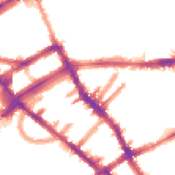 Night-time road noise heatmap for SW5 9RX