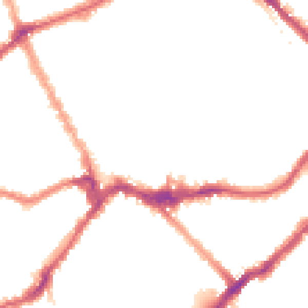 Night-time road noise heatmap for SW6 1AJ
