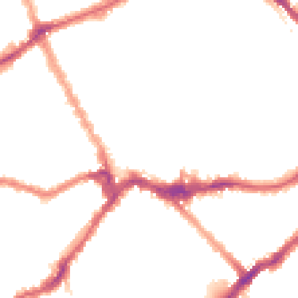 Night-time road noise heatmap for SW6 1AS