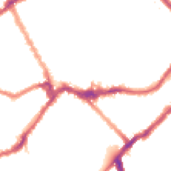 Night-time road noise heatmap for SW6 1AT