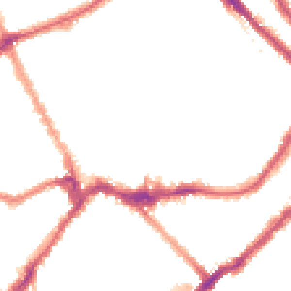 Night-time road noise heatmap for SW6 1AW