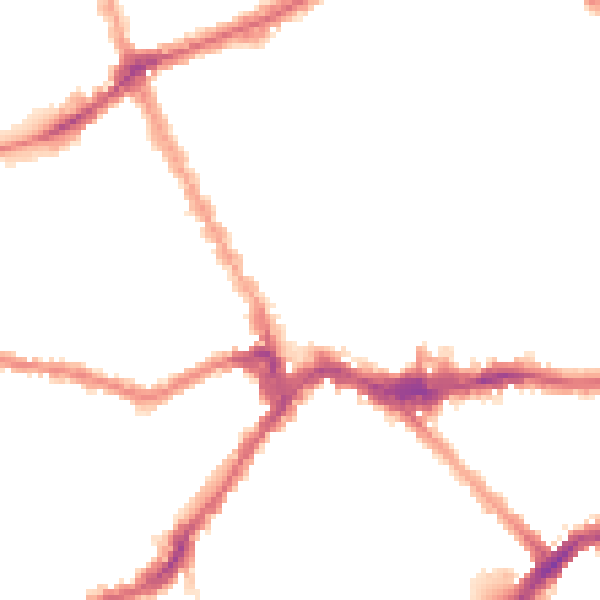 Night-time road noise heatmap for SW6 1AY
