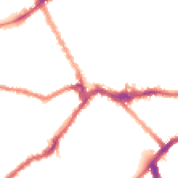 Night-time road noise heatmap for SW6 1BH