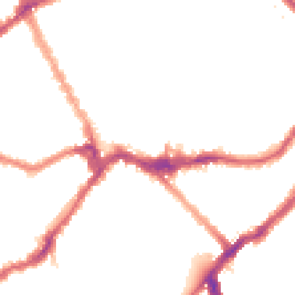 Night-time road noise heatmap for SW6 1BS