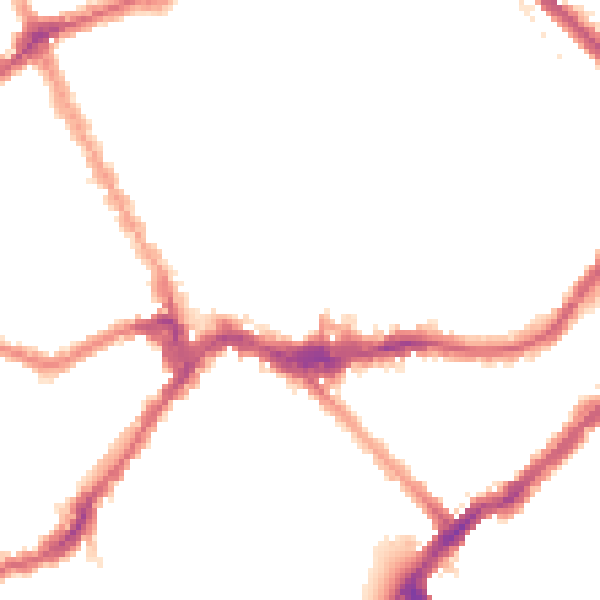 Night-time road noise heatmap for SW6 1BX