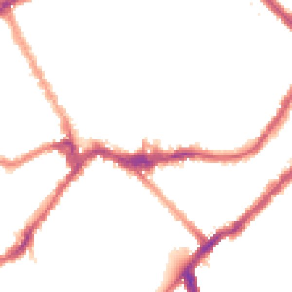 Night-time road noise heatmap for SW6 1BY