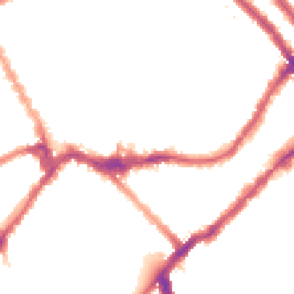 Night-time road noise heatmap for SW6 1DS