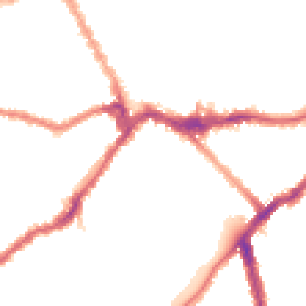Night-time road noise heatmap for SW6 1EH