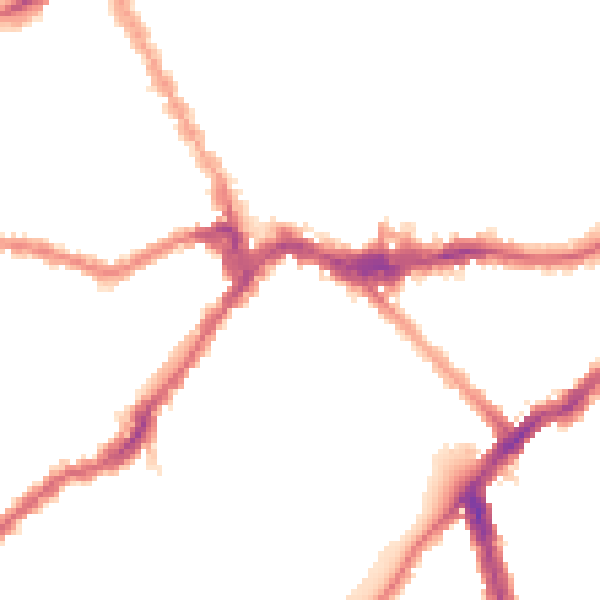 Night-time road noise heatmap for SW6 1EJ