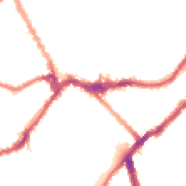 Night-time road noise heatmap for SW6 1EP