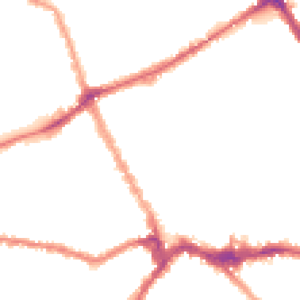 Night-time road noise heatmap for SW6 1LH