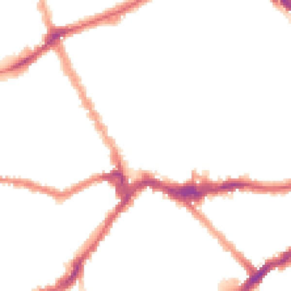 Night-time road noise heatmap for SW6 1PW