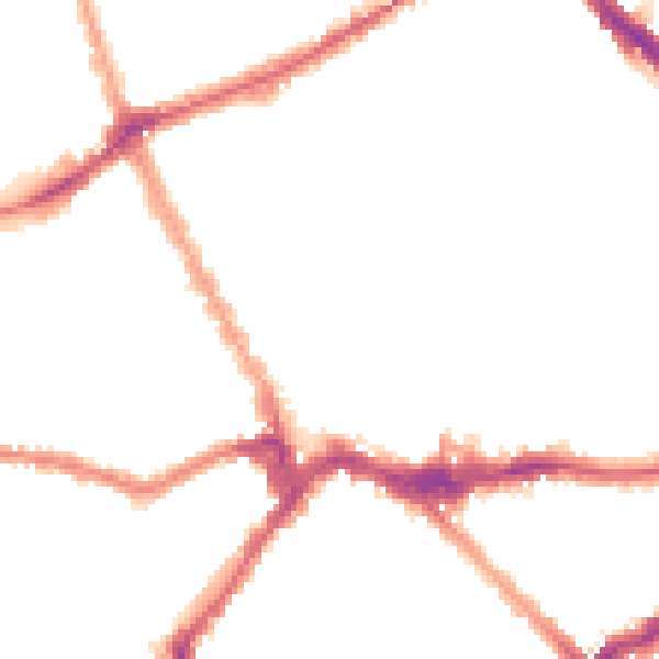 Night-time road noise heatmap for SW6 1QP