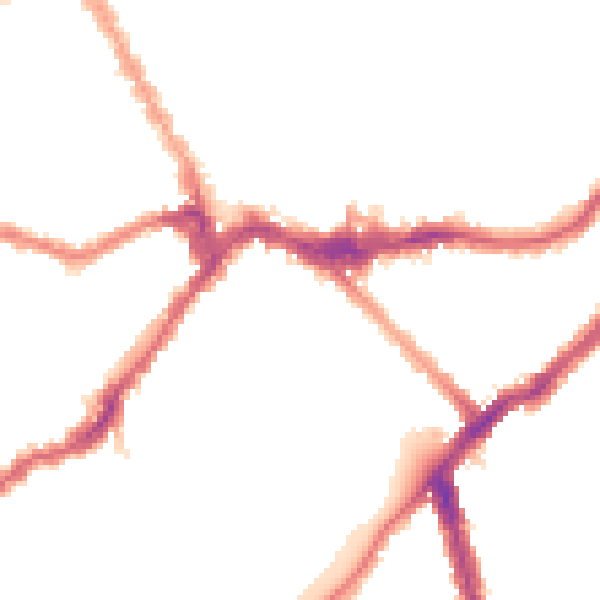 Night-time road noise heatmap for SW6 1TA