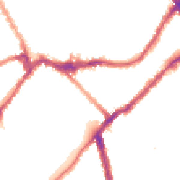 Night-time road noise heatmap for SW6 2DA