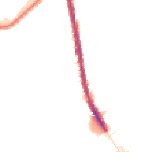Night-time road noise heatmap for SW6 3AS