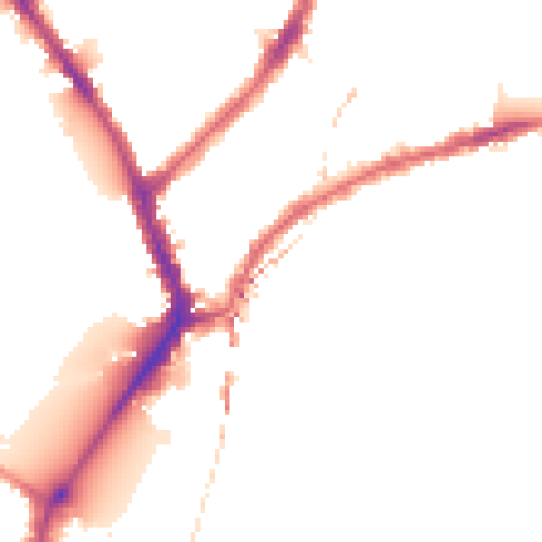 Night-time road noise heatmap for SW6 3NS