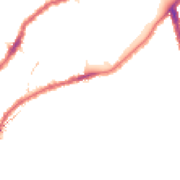 Night-time road noise heatmap for SW6 3QU