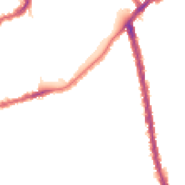 Night-time road noise heatmap for SW6 3TQ
