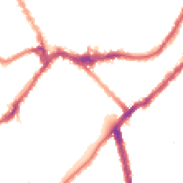 Night-time road noise heatmap for SW6 4BY